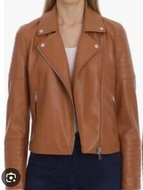 7 for All Mankind Vegan Leather Moto Jacket